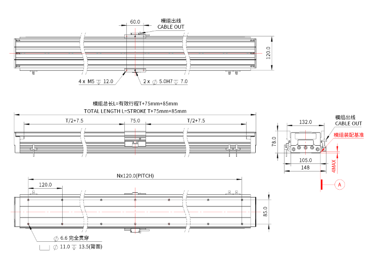iU105-B75 直线电机