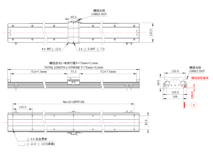 iU105-BL75 直线电机iU105-BL75 Linear Motor